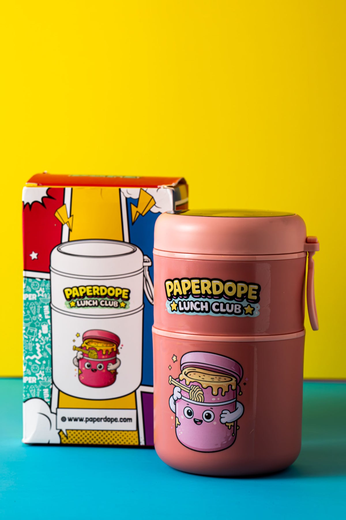 LunchPot – Doodle Pink