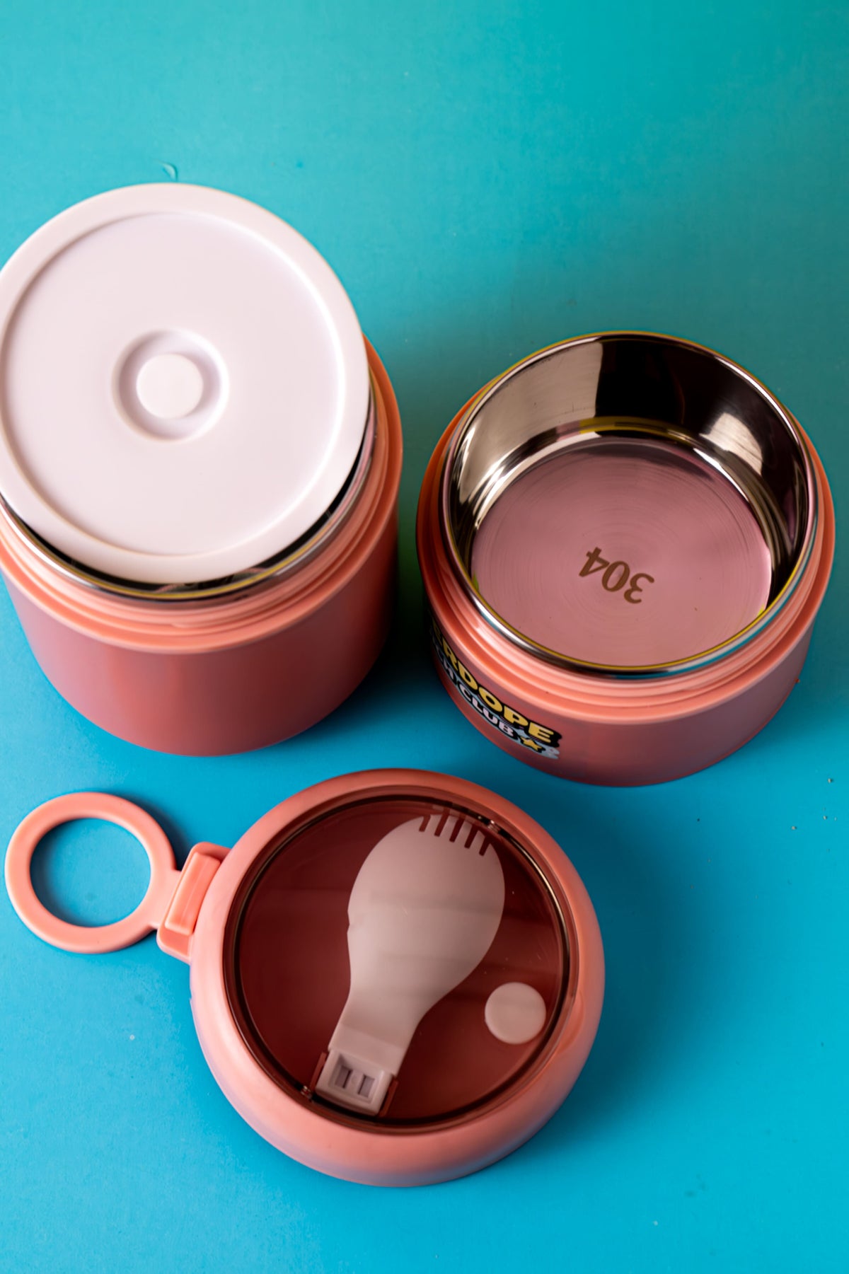 LunchPot – Doodle Pink