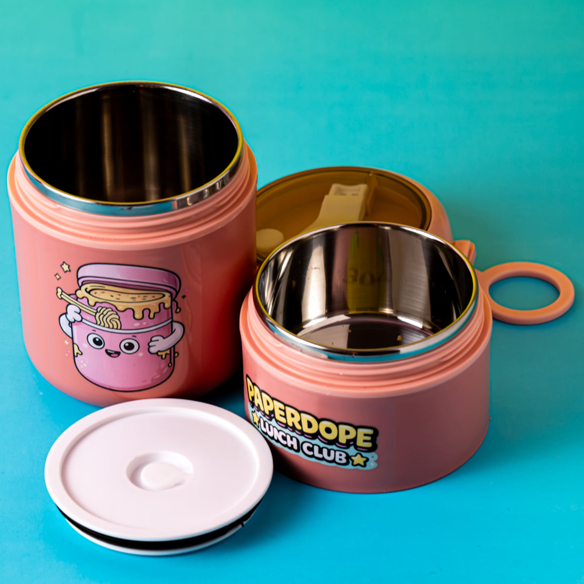 LunchPot – Doodle Pink