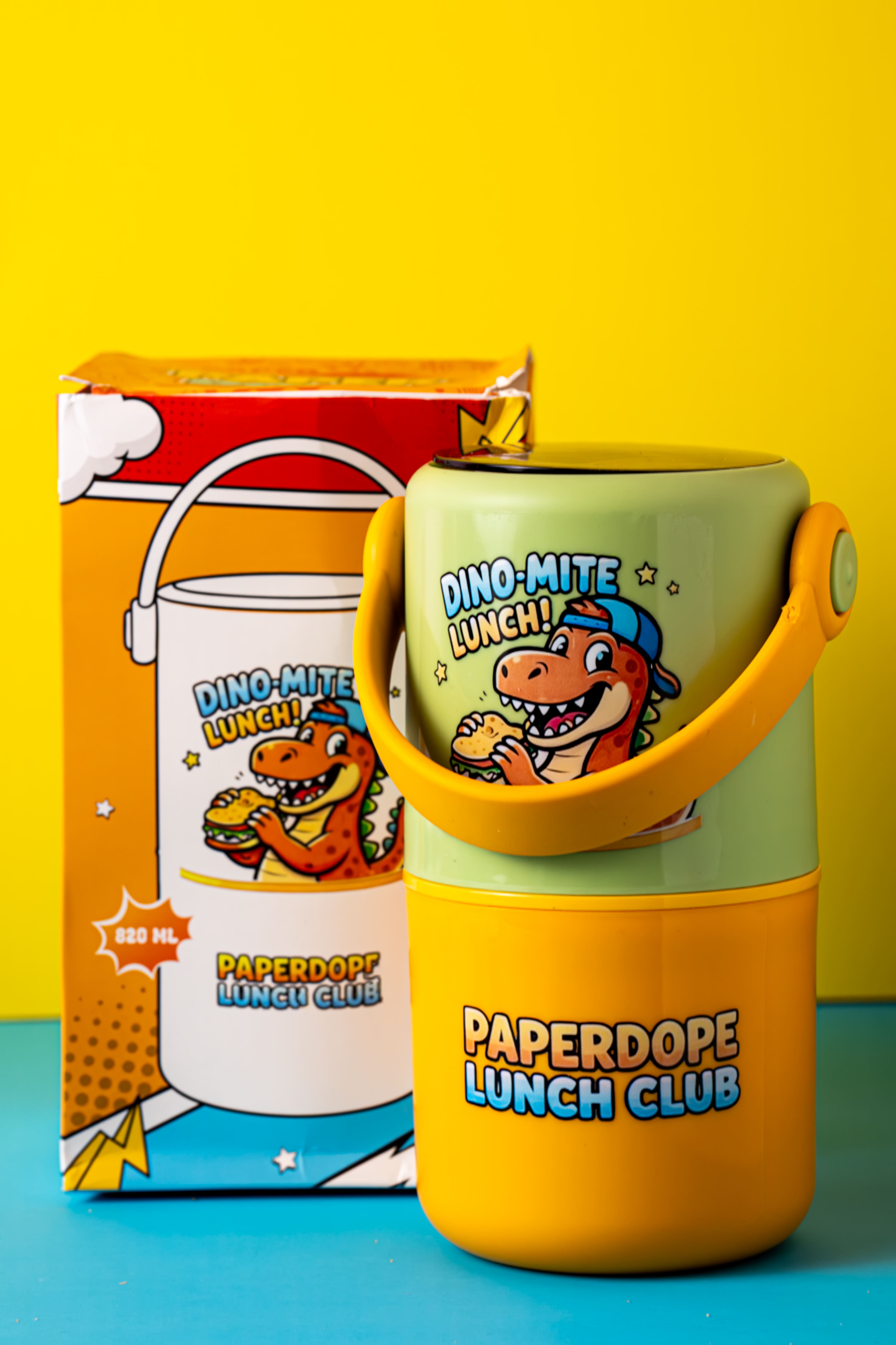 Dino-Mite Lunch – Mint Yellow