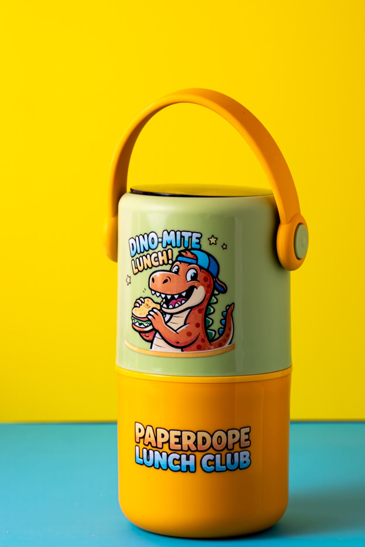 Dino-Mite Lunch – Mint Yellow