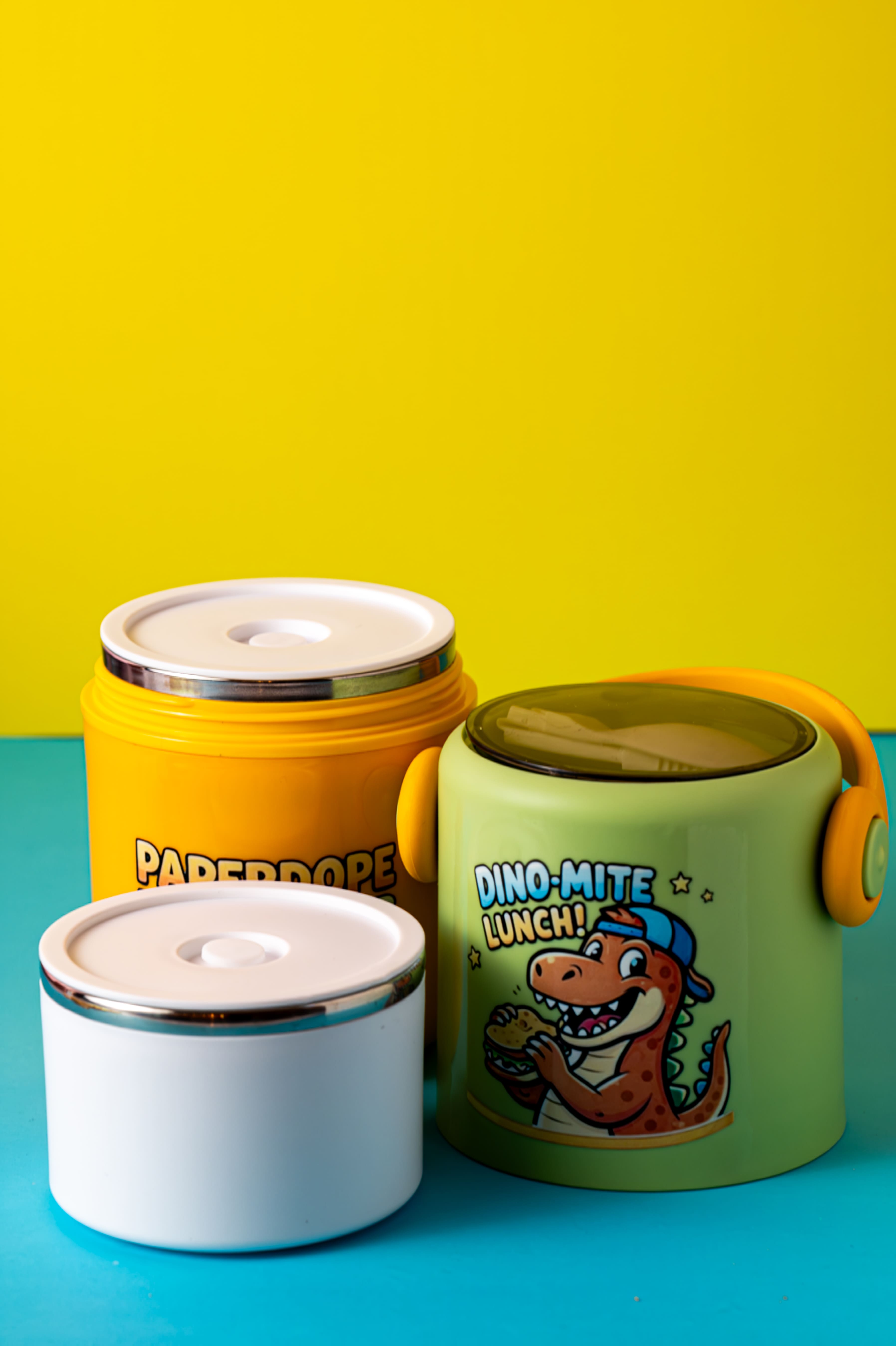 Dino-Mite Lunch – Mint Yellow
