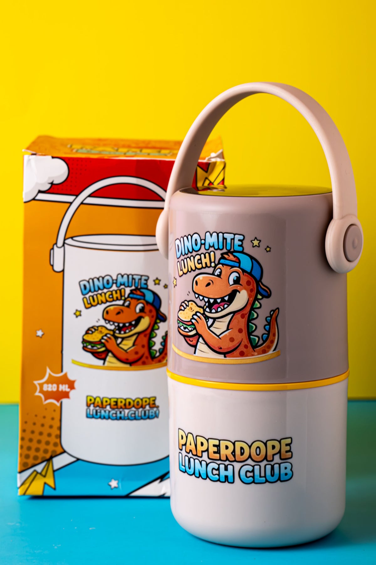 Dino-Mite Lunch – Sand Beige