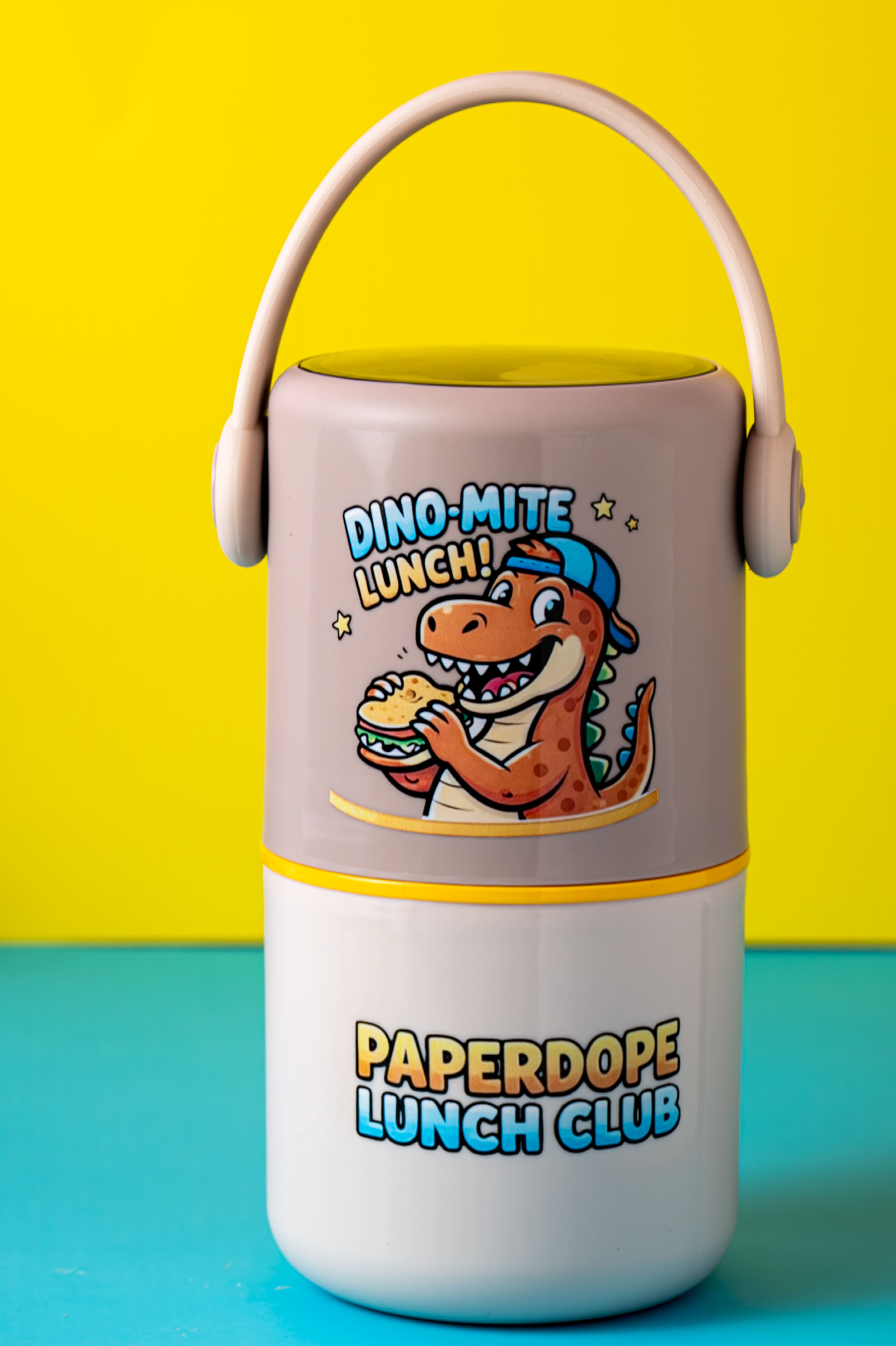 Dino-Mite Lunch – Sand Beige
